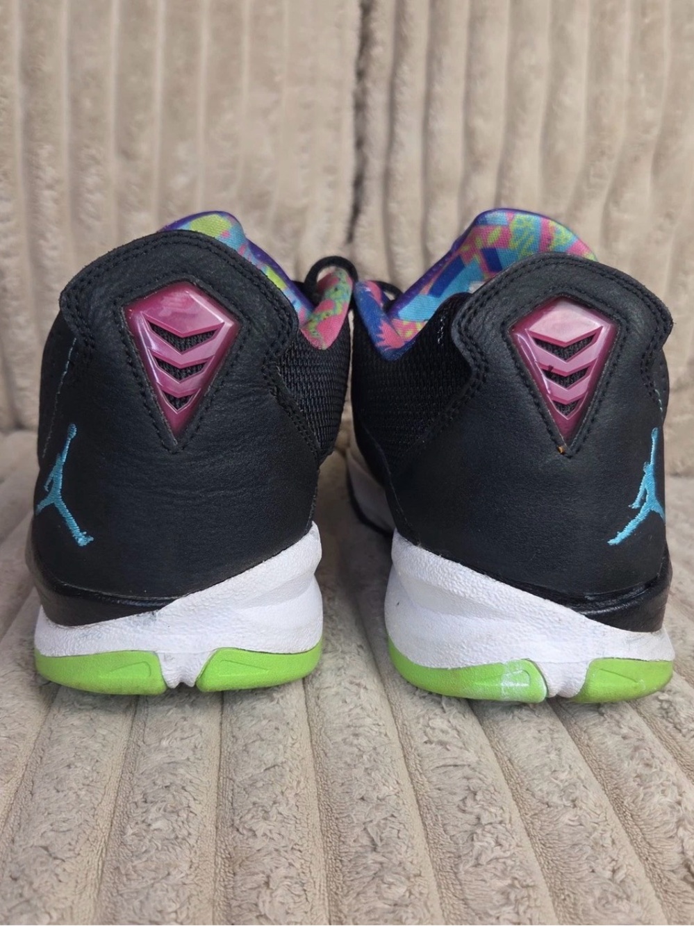 Nike Air Jordan CP3.VII Bel Air Basketball Shoes Black Purple Neon Size 11 - Picture 4 of 11